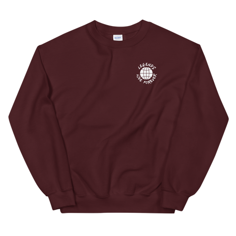 "Legends Live Forever" Unisex Sweatshirt