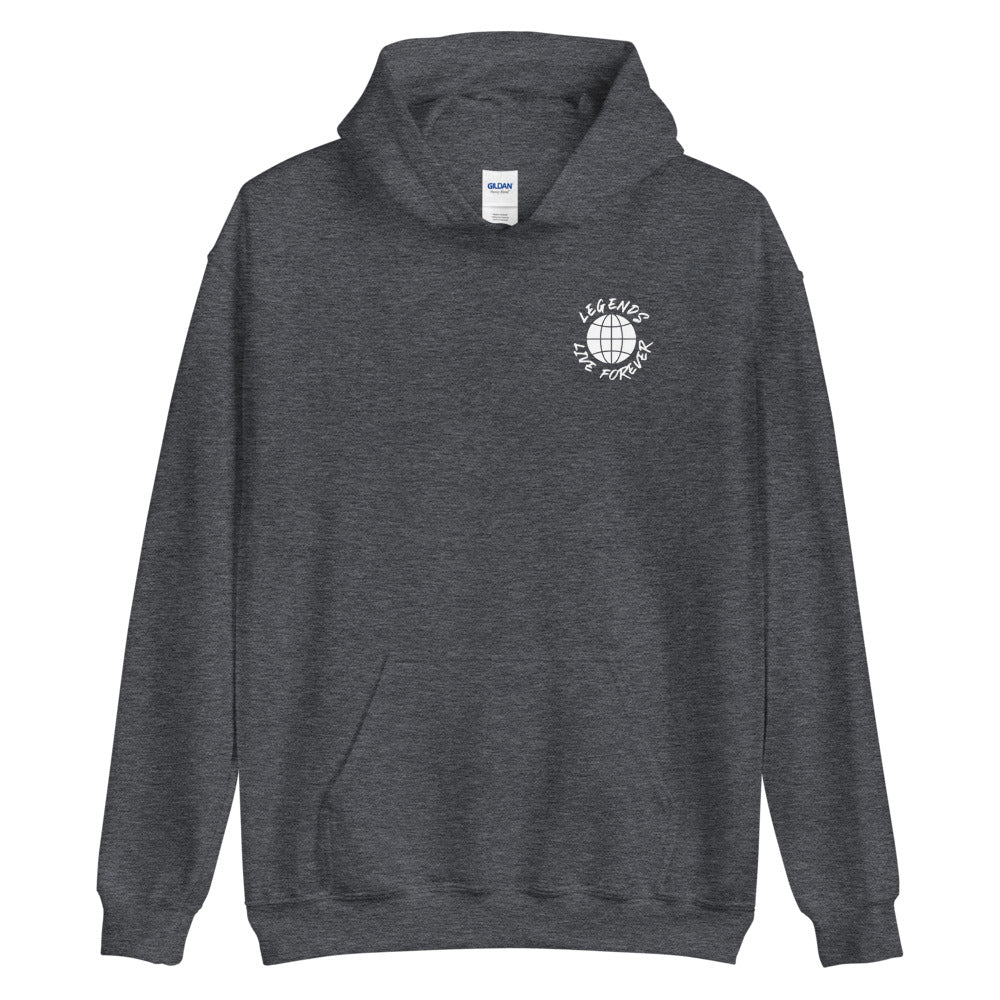 【NONCODE】(Unisex) Kian flower hooded t-shirt Floral & Kanji Black Hoodie – Siren City